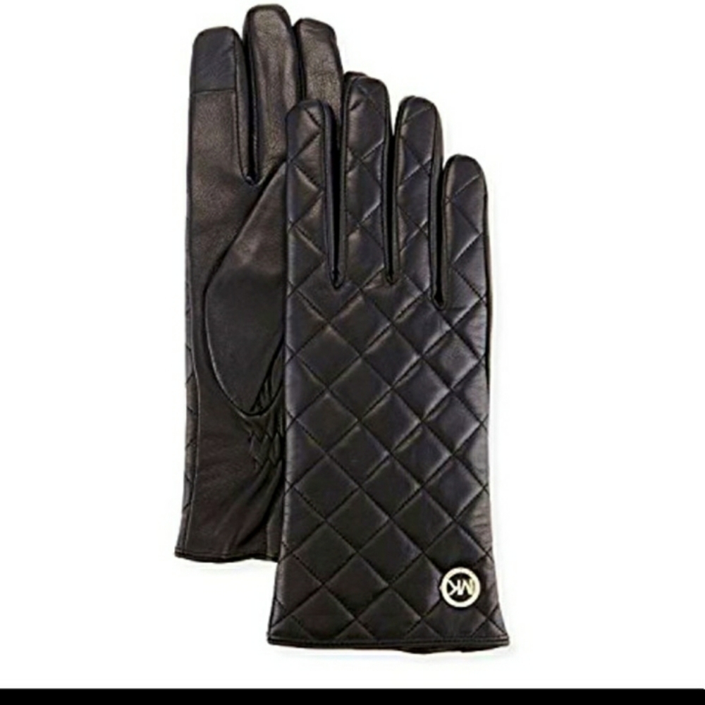 Michael kors Leather Gloves size L